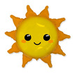 Фигурный шар Солнышко лучистое, 78 см