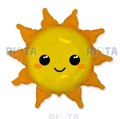 Фигурный шар Солнышко лучистое, 78 см