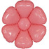 Фигурный шар Цветок Ромашка, розовый, 109 см