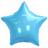 Фольгированный Шар-звезда ярко-голубой, 46 см