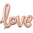 Фигурный шар-гирлянда Love, розовое золото, 105 см