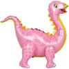 Ходячий шар Динозавр Стегозавр, розовый 99 см