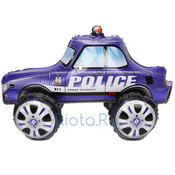 Ходячий шар Синяя полицейская машина, 64 см