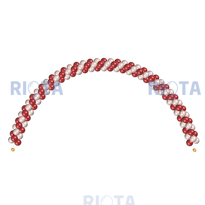 Классическая арка из шаров, наполненных гелием, 1 м