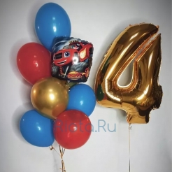 Композиция из шаров "Вспыш для именинника"