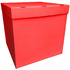 Коробка для воздушных шаров красная, 70х70х70