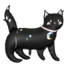Шар фигура "Кот Черный (Black)" (ПД)