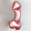 Шар фигура "Стрелочка 18+", розовый (ПД)
