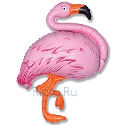 Фигурный шар Розовый фламинго, 130см