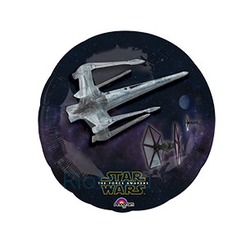 Шар-круг 3D Звездные войны 7 - Истребитель, 81 см