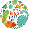 Шар-круг Динозавры на вечеринке, 46 см