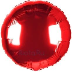 Шар-круг Красный, 46 см