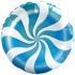 Шар-круг Леденец Голубой, 46 см