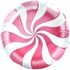 Шар-круг Леденец Розовый, 46 см