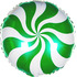 Шар-круг Леденец Зеленый, 46 см