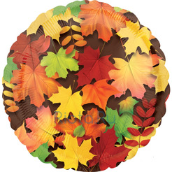 Шар-круг Осенние листья, 46 см