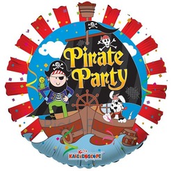 Шар-круг Пиратская вечеринка, 45 см