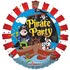 Шар-круг Пиратская вечеринка, 45 см
