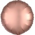 Шар-круг Розовое золото сатин, 46 см