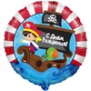 Шар-круг С Днем рождения, маленький пират, 46 см