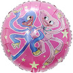 Шар-круг Сладкая парочка Хаги-Ваги и Киси-Миси, розовый, 46 см