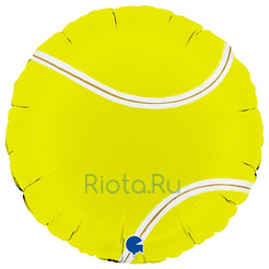 Шар-круг Теннисный мячик, желтый, 46 см