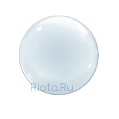 Шар-пузырь, Прозрачный, 46 см