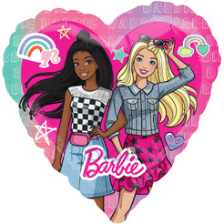Шар-сердце Барби с подругой, Barbie, 46 см