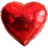 Фольгированный Шар-сердце Красное большое, 81 см
