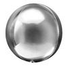 Фольгированный Шар-сфера 3D Серебро, 41 см