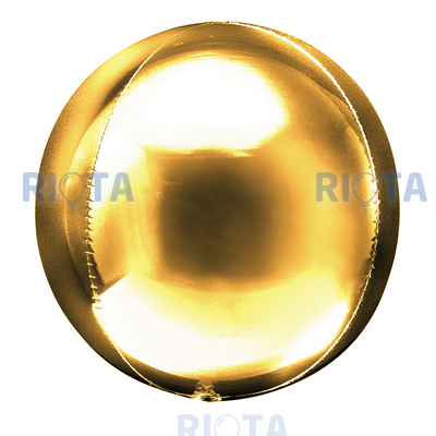 Шар-сфера 3D Золото (металлик), 41 см
