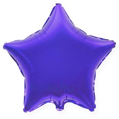 Шар-звезда темно Фиолетовый, 45 см