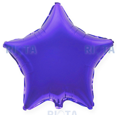 Шар-звезда темно Фиолетовый, 45 см