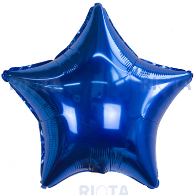 Шар-звезда Синий, 46 см