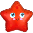 Шар-звезда Улыбчивая морская звездочка, красная, 46 см
