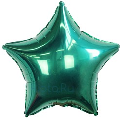 Фольгированный Шар-звезда Зеленый, 46 см