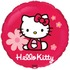 Шар-круг Hello Kitty, красный, 46 см