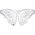 Фигурный шар Свадебная бабочка, 89 см