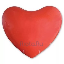 Виниловый шар Гигант Сердце, красный, 2.5 м