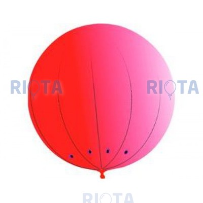 Виниловый шар Гигант сфера, красный, 2.1 м