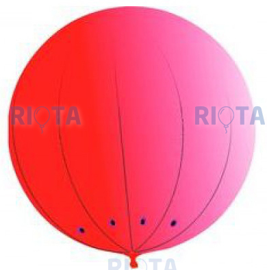 Виниловый шар Гигант сфера, красный, 2.9 м