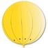 Виниловый шар Гигант сфера, желтый, 2.9 м