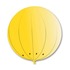 Виниловый шар Гигант сфера, желтый, 2.1 м